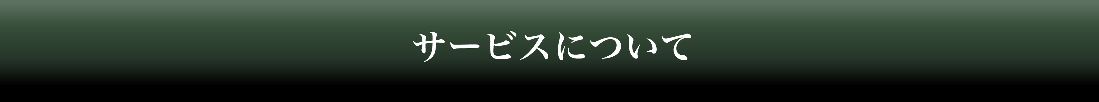 サービスについてタイトル